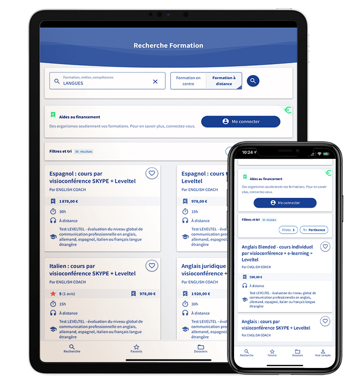 aperçu application mon compte formation CPF